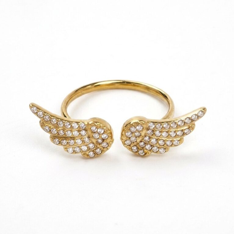 Astra Wing Ring - Ατσάλινο Δαχτυλίδι με Φτερά