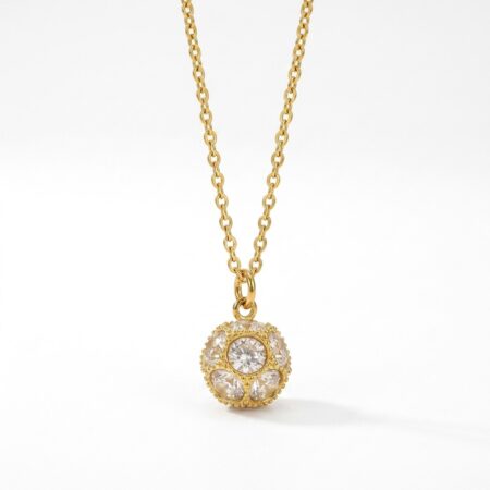 Celeste Necklace - Ατσάλινο Κολιέ με Κρεμαστό