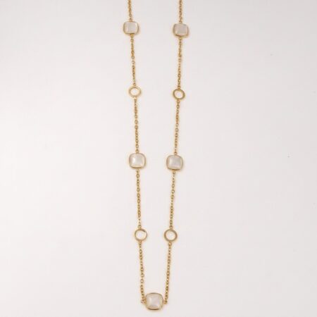 Valentina Necklace - Ατσάλινο Κολιέ με Διακοσμητικά Στοιχεία
