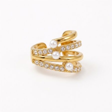 Celine Cartilage Earrings - Ατσάλινα Σκουλαρίκια Χόνδρου με Κρυστάλλους