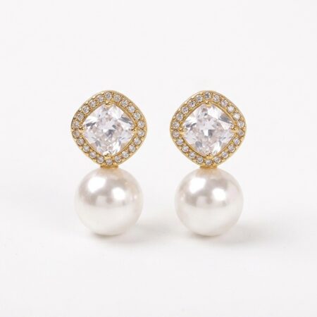 Lumi Pearl Earrings - Ατσάλινα Σκουλαρίκια με Πέρλες