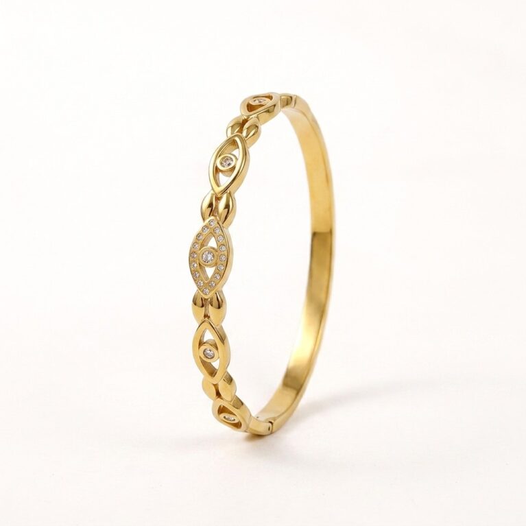 Eclipse Eye Bracelet - Ατσάλινο Βραχιόλι με Μοτίβο Ματιού