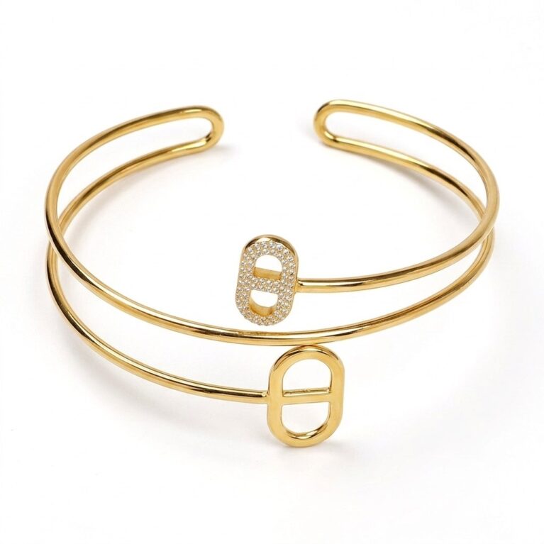 Armlet - Ατσάλινη Χειροπέδα Διπλής Γραμμής