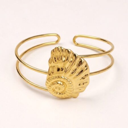Seashell Cuff - Ατσάλινη Χειροπέδα με Κοχύλι