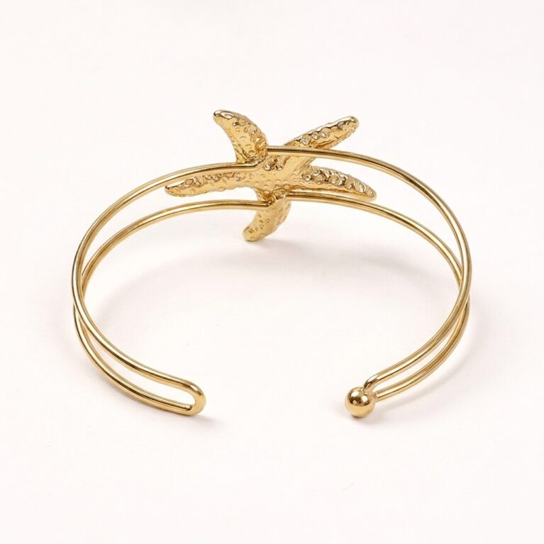 Starfish Cuff - Ατσάλινη Χειροπέδα με Αστερία