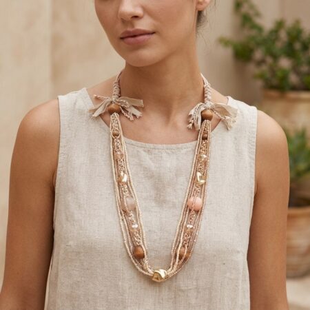 Estelle Necklace - Πολύχρωμο Κολιέ με Χάντρες