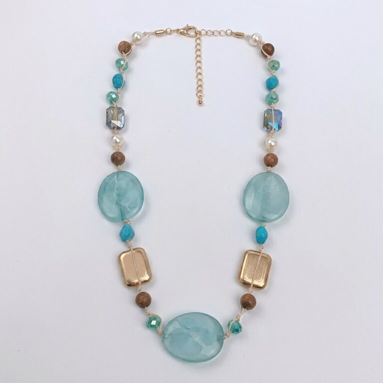 Cora Beaded Necklace - Πολύχρωμο Κολιέ με Χάντρες