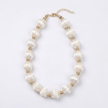 Celine Beaded Necklace - Κολιέ με Χάντρες σε Παστέλ Χρώματα