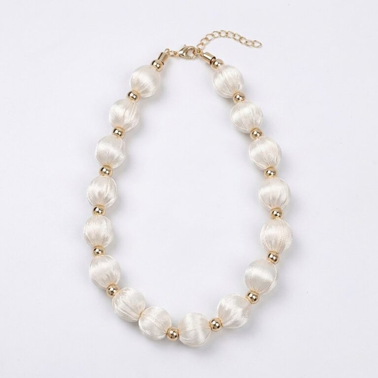 Celine Beaded Necklace - Κολιέ με Χάντρες σε Παστέλ Χρώματα