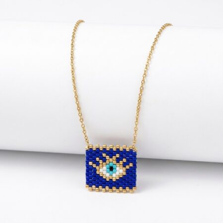 Evil Eye Necklace - Ατσάλινο Κολιέ με Μάτι