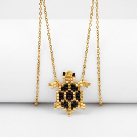 Turtle Necklace - Ατσάλινο Κολιέ με Χελώνα