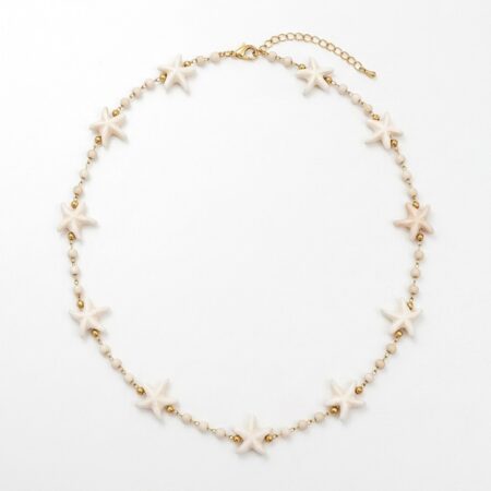 Vianne Starfish Necklace - Ατσάλινο Κολιέ με Αστερίες