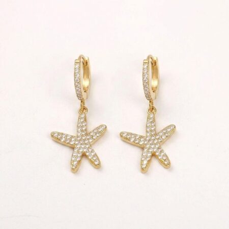 Stella Earrings - Ατσάλινα Σκουλαρίκια με Αστέρι