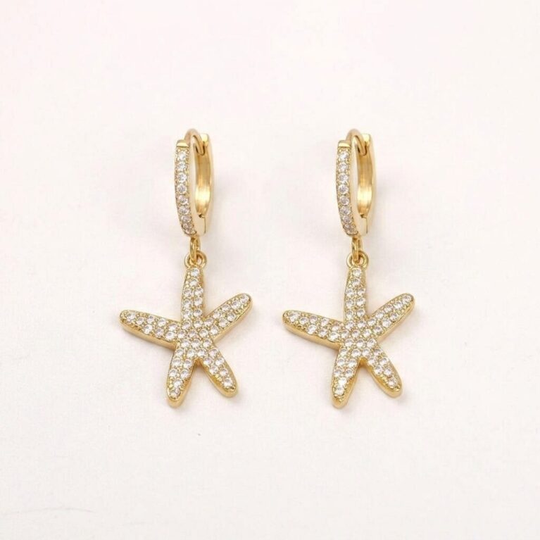 Stella Earrings - Ατσάλινα Σκουλαρίκια με Αστέρι
