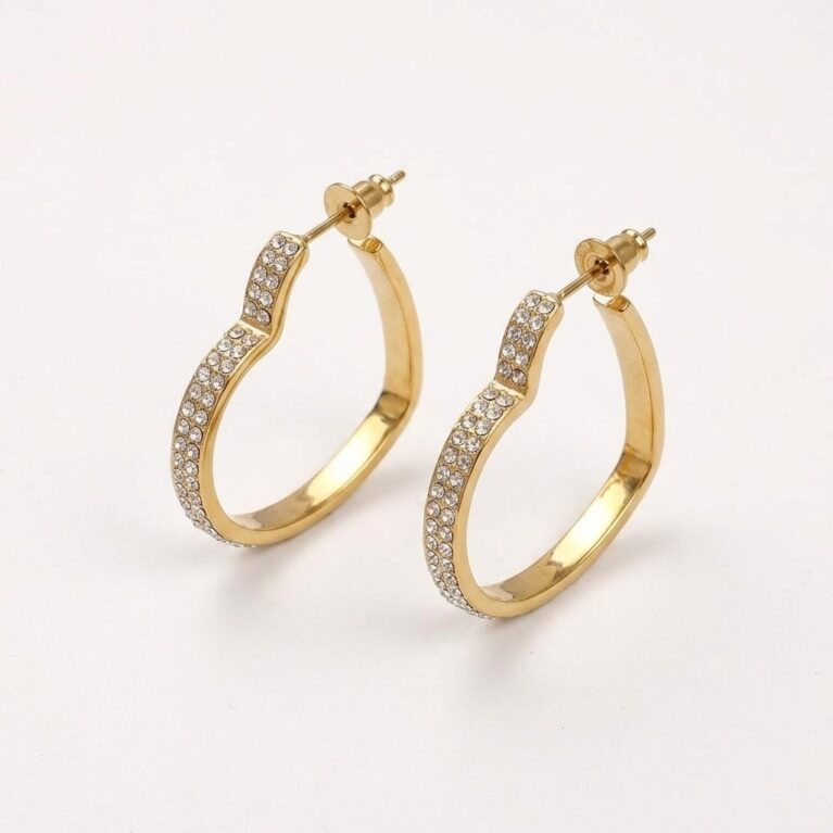 Aurora Hoop Earrings - Ατσάλινα Σκουλαρίκια Κρίκοι