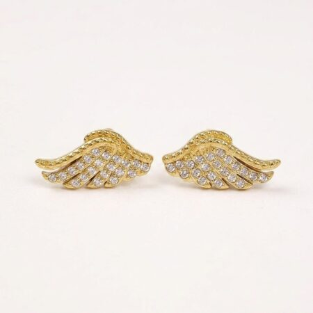 Astra Wing Earrings - Ατσάλινα Σκουλαρίκια με Φτερά