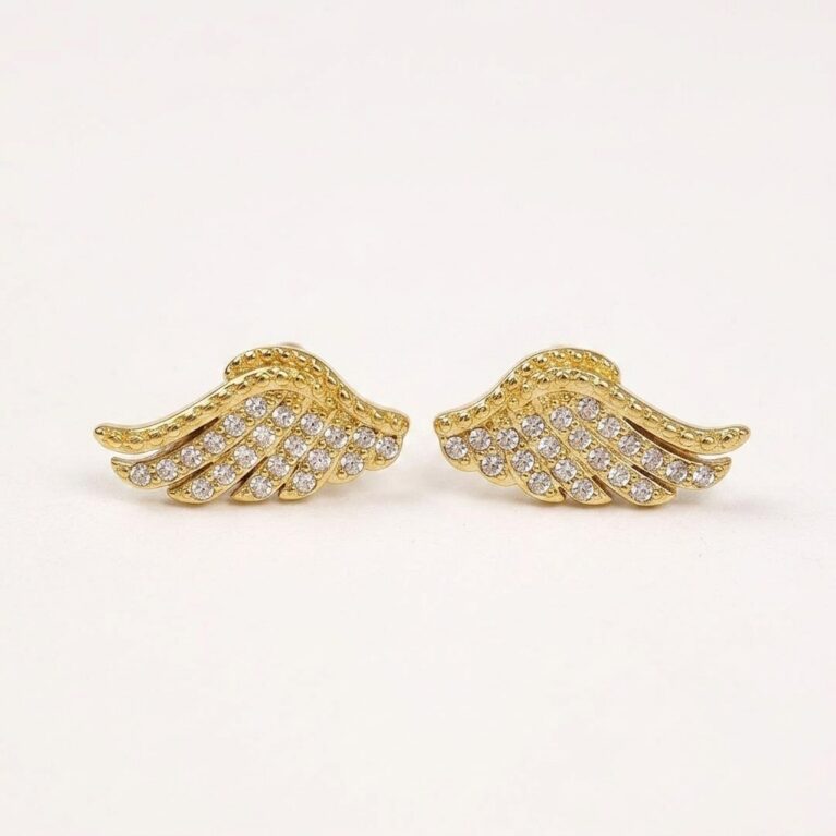 Astra Wing Earrings - Ατσάλινα Σκουλαρίκια με Φτερά