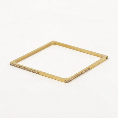 Square Elegance Bracelet - Ατσάλινο Τετράγωνο Βραχιόλι