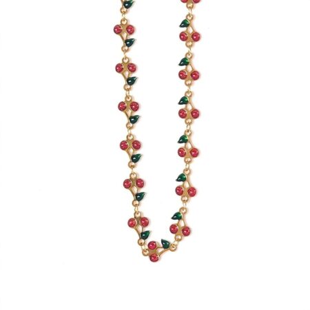 Isla Necklace - Ατσάλινο Κολιέ με Χάντρες