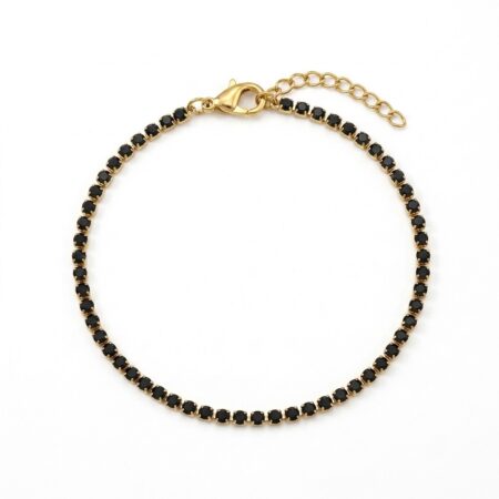 Celine Bracelet - Ατσάλινο Βραχιόλι με Πέτρες