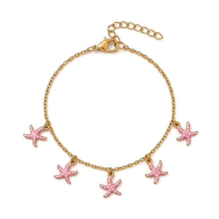 Astra Starfish Bracelet - Ατσάλινο Βραχιόλι με Αστερίες