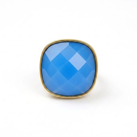 Odette Jewel Ring - Πολύχρωμο Ατσάλινο Δαχτυλίδι με Πέτρες