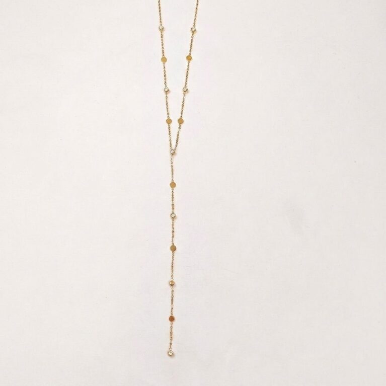Celeste Necklace - Ατσάλινο Κολιέ με Διακοσμητικά Στοιχεία