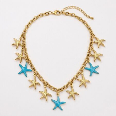 Starfish Pendant Necklace - Κολιέ με Αστερίες