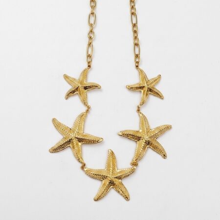 Stella Necklace - Ατσάλινο Κολιέ με Αστέρια