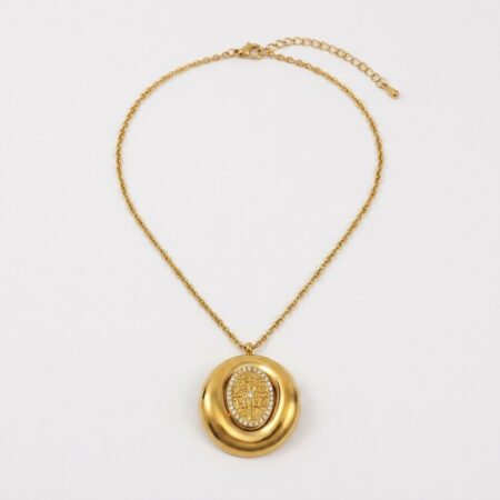 Pendant Necklace - Ατσάλινο Κολιέ με Κρεμαστό Σχέδιο