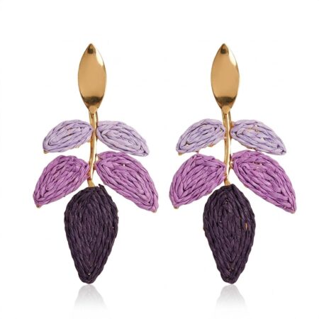 Liora Leaf Earrings - Σκουλαρίκια με Φύλλα από Ατσάλι