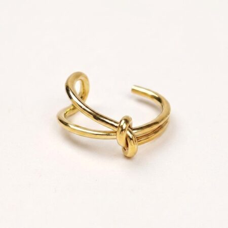 Knot Elegance Ring - Ατσάλινο Δαχτυλίδι με Κόμπο