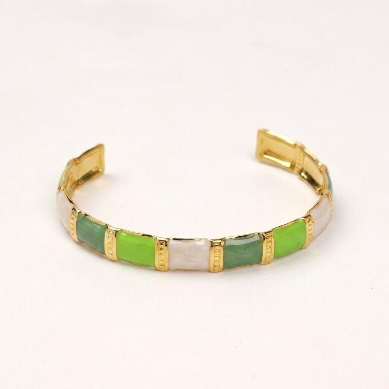 Colorful Enamel Bracelet - Ατσάλινο Βραχιόλι με Χρώματα