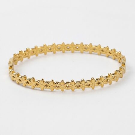 Flora Bracelet - Ατσάλινο Βραχιόλι με Μοτίβο