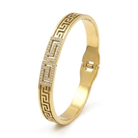 Helia Bracelet - Ατσάλινο Βραχιόλι με Μοτίβο