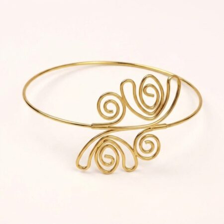 Spiral Elegance Armlet - Ατσάλινο Βραχιόλι Σπείρα