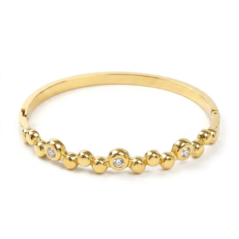 Celine Bracelet - Ατσάλινο Βραχιόλι με Διακοσμητικά Στοιχεία