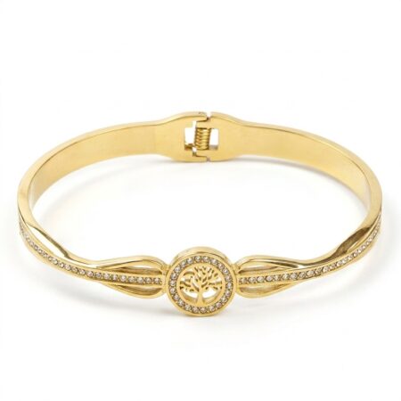 Liora Bracelet - Ατσάλινο Βραχιόλι με Διακοσμητικό