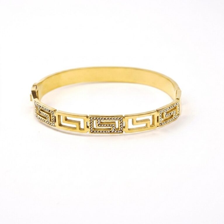 Estelle Bracelet - Ατσάλινο Βραχιόλι με Γεωμετρικές Λεπτομέρειες