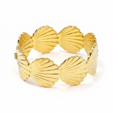 Shell Elegance Bracelet - Ατσάλινο Βραχιόλι με Κοχύλια