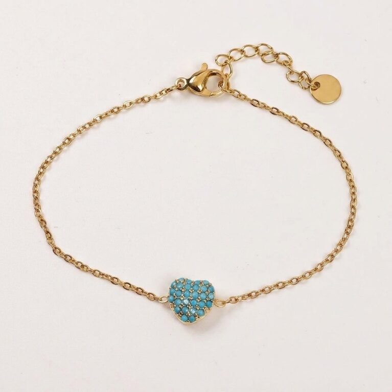 Amour Heart Bracelet - Ατσάλινο Βραχιόλι με Καρδιά