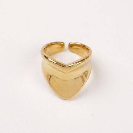 Celine Tail Ring - Ατσάλινο Δαχτυλίδι Ανοιχτού Τύπου