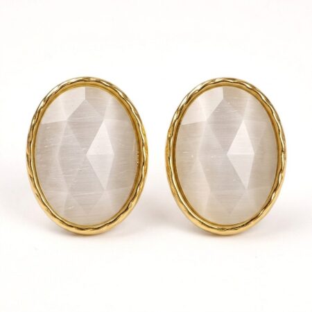Aurora Earrings - Σκουλαρίκια με Πέτρες από Ανοξείδωτο Ατσάλι