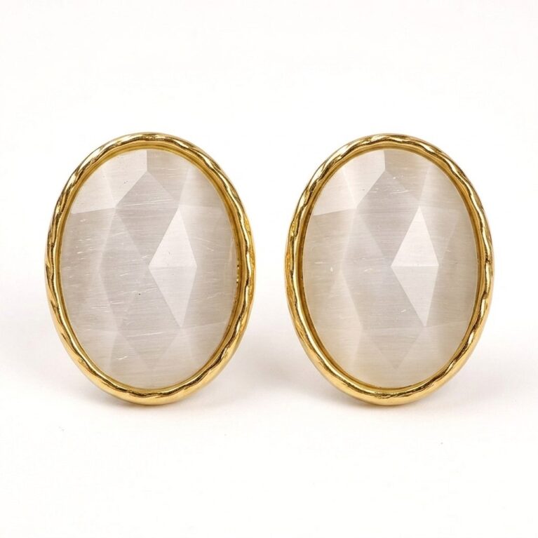 Aurora Earrings - Σκουλαρίκια με Πέτρες από Ανοξείδωτο Ατσάλι