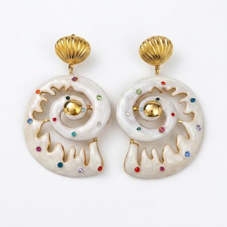 Aurelia Shell Earrings - Σκουλαρίκια με Σχέδιο Κοχύλι