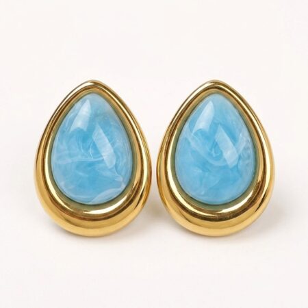 Teardrop Earrings - Σκουλαρίκια με Σταγόνα από Ατσάλι