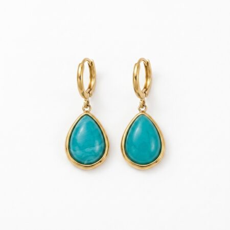 Teardrop Earrings - Ατσάλινα Σκουλαρίκια με Σταγόνα