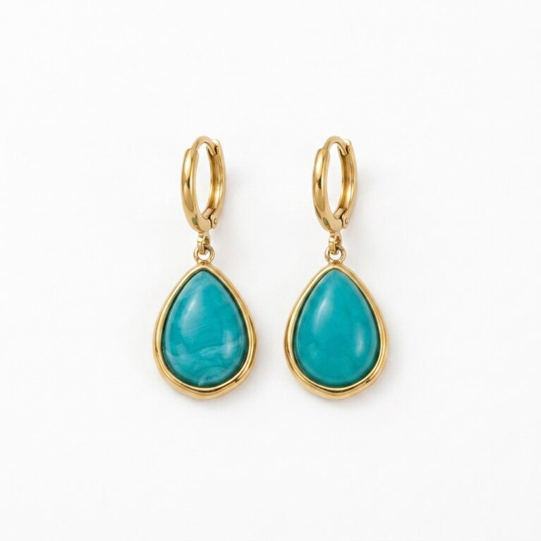 Teardrop Earrings - Ατσάλινα Σκουλαρίκια με Σταγόνα