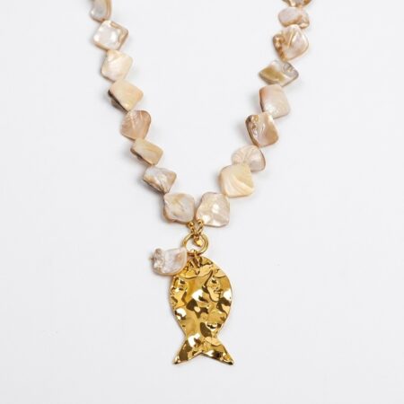 Aurelia Necklace - Χρυσό Κολιέ με Κρεμαστό Ψάρι