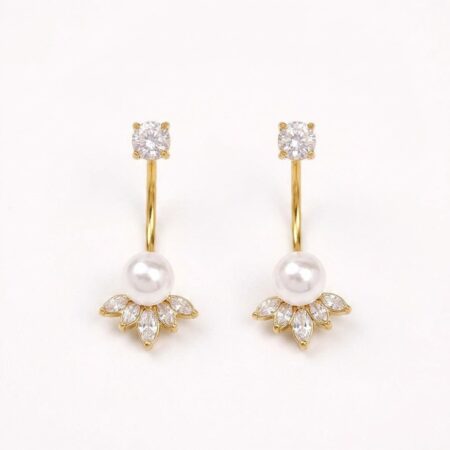 Lumi Earrings - Ατσάλινα Σκουλαρίκια με Πέρλες και Διακοσμητικά